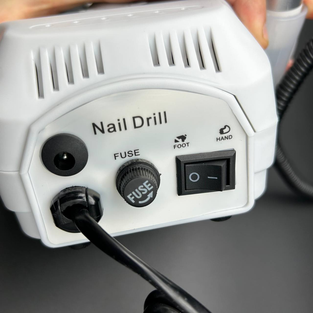 Фрезер для маникюра Nail Drill ZS-601 PRO 45000 об/мин 65 Вт Белый - изображение 3