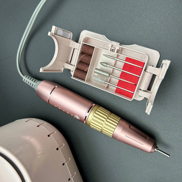 Фрезер для манікюру BUCOS Nail Drill X3 PRO 35000 про/хв 65 Вт Powdery - зображення 2