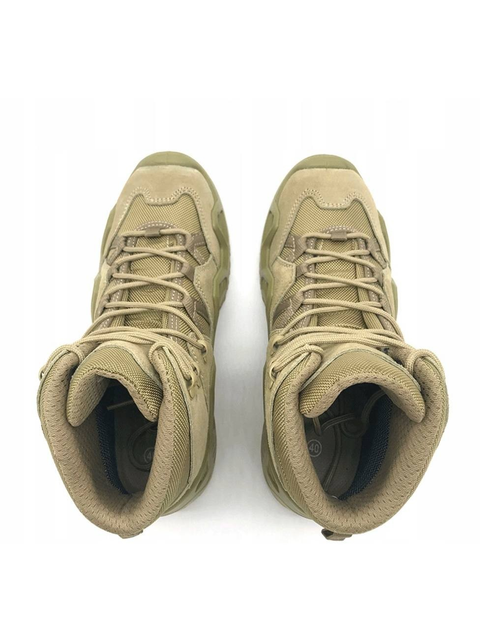 Армійські берци чоловічі шкіряні черевики Оливковий 41 розмір надійний захист і комфорт для тривалого використання якість і міцність - зображення 2