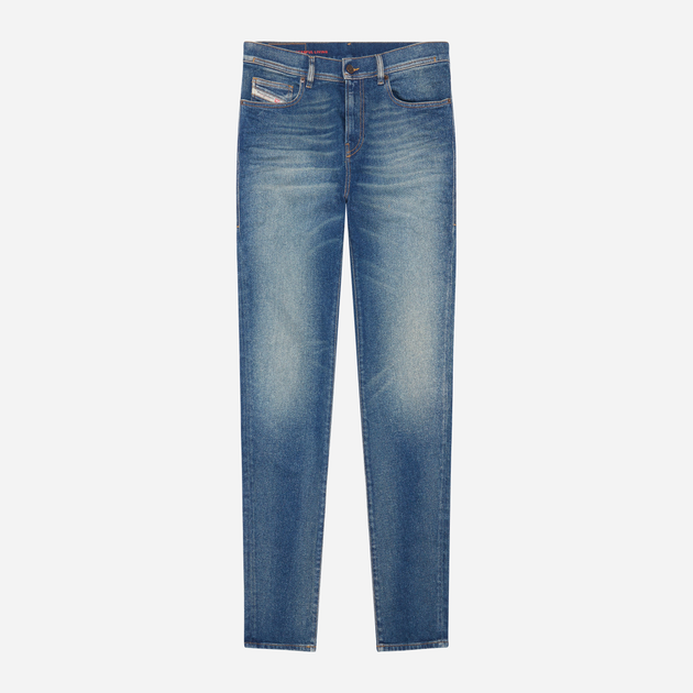 Jeansy slim fit męskie Diesel 1983 D-AMNY L.32 A0358409D9001 34 (11US) Niebieskie (8051385949851) - obraz 4