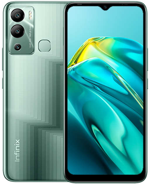 Smartfon Infinix HOT 12i (X665B Green) 4/64GB Haze Green (4895180780387) - obraz 1