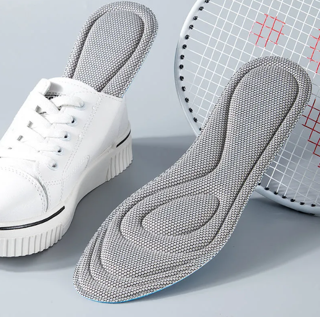 Устілки антибактеріальні з ефектом пам'яті Memory Insoles Gray Розмір 35-36 - Фото 2 Устілки антибактеріальні з ефектом пам'яті Memory Insoles Gray Розмір 35-36 - изображение 2