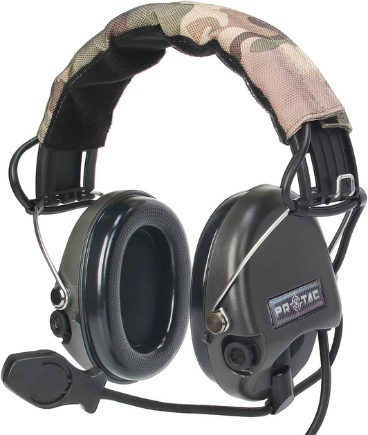 Активні навушники з мікрофоном PROTAC VII Military (Sordin Style) FG (15180) - зображення 1