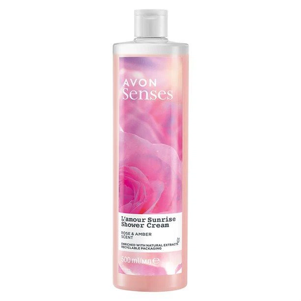 Крем-гель для душа Avon Senses «Романтический рассвет» с ароматом розы, ириса и янтаря 500 мл - Фото 1 Крем-гель для душа Avon Senses «Романтический рассвет» с ароматом розы, ириса и янтаря 500 мл - изображение 1