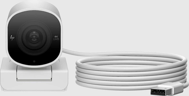 Вебкамера HP 695J6AA 960 Streaming, 4K, 30fps, auto focus, серебристый - изображение 10