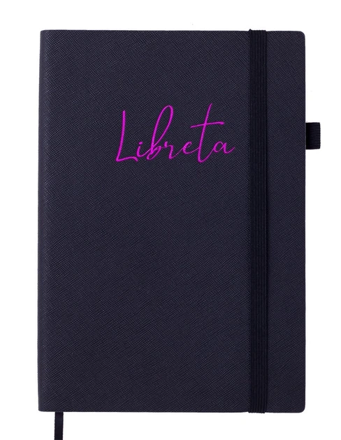 Записна книга блокнот Buromax LIBRETA A5 96 л без розмітки позов.шкіра чорний (BM.295017-01) - Фото 1 Записна книга блокнот Buromax LIBRETA A5 96 л без розмітки позов.шкіра чорний (BM.295017-01) - зображення 1