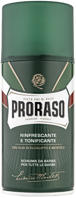 Odświeżająca i tonizująca pianka do golenia Proraso 300 ml (8004395001927) - obraz 1