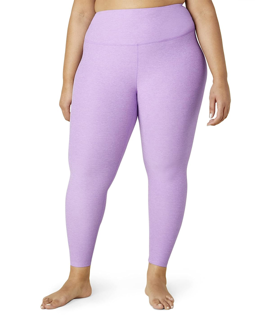 Beyond Yoga Plus Size Endurance Light High Waisted Midi Leggings Pink  Lemonade 1X