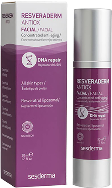 Skoncentrowany krem odmładzający Sesderma Resveraderm Antiox każdy rodzaj skóry 50 ml (8470003480628/ 8429979419446) - obraz 1