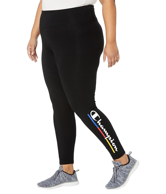 Buy Champion Women's Soft Touch Eco 7/8 Tight, Spacedye Multi Cool, Large  at