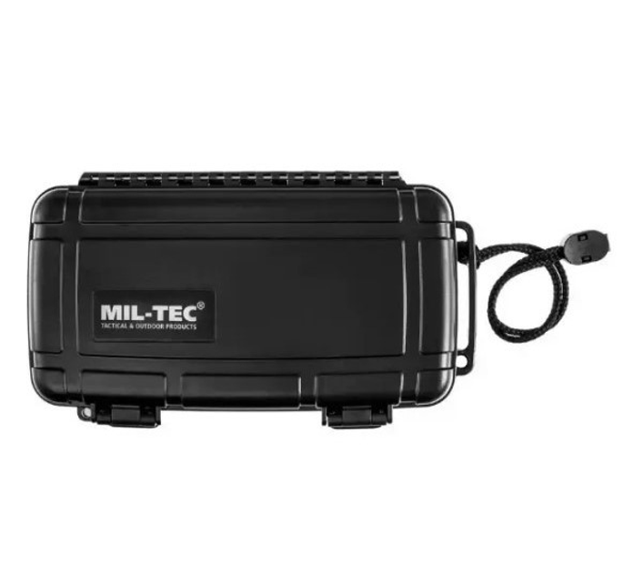 Контейнер герметичний Mil-Tec 228 x 130 x 46 мм чорний 15960110 - зображення 1