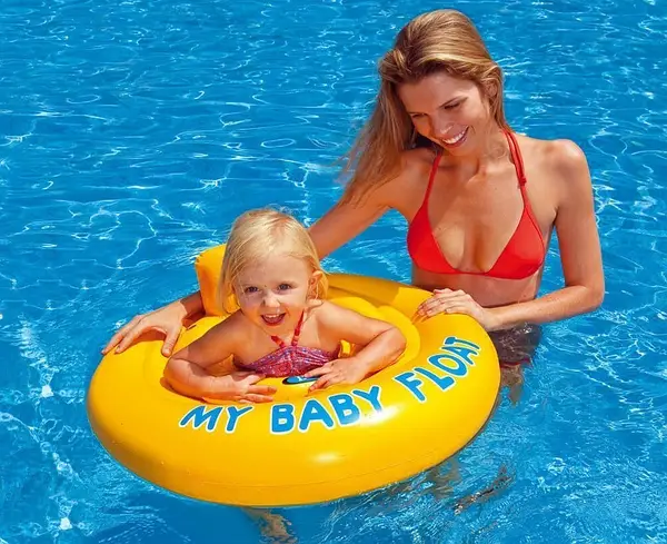 Надувной плотик с сидением и со спинкой Intex 59574 My Baby Float - изображение 3