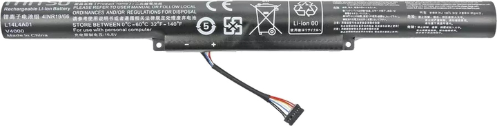 Акумулятор Mitsu для ноутбуків Lenovo IdeaPad 310, 510S 14.4-14.8 V 2200 mAh (BC/LE-310) - зображення 5