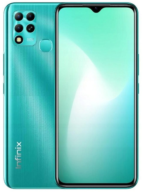 Мобільний телефон Infinix Hot 11 (X689F 4+64CYAN) 4/64GB Cyan (4895180786075) - зображення 1