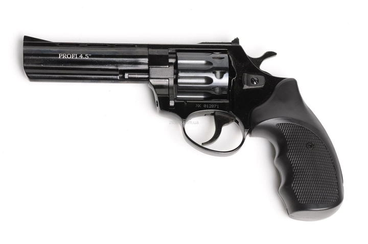 Револьвер Флобера PROFI-4.5" (чорн/ пласт) кал.4мм - изображение 1