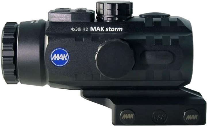 Прилад призматичний MAK MAKstorm 4x30 HD. Picatinny/Weaver - зображення 1