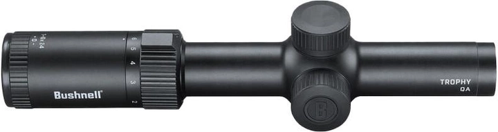 Оптичний прилад Bushnell Trophy Quick Acquisition 1-6x24. Сітка Dot Drop з підсвічуванням - зображення 2