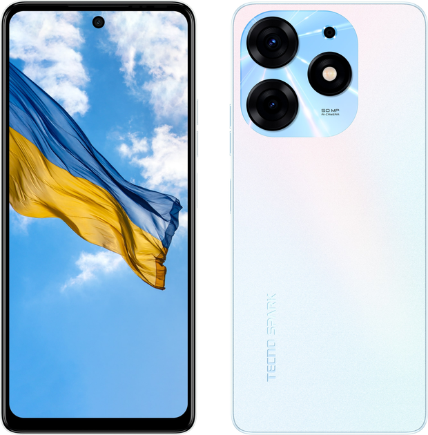 Мобільний телефон Tecno Spark 10 Pro 8/128Gb NFC 2SIM Pearl White (4895180796098) - зображення 1