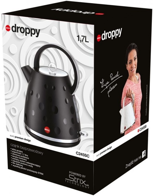 Czajnik elektryczny Eldom BUBBLES C245SC DROPPY Strix - obraz 13