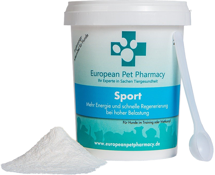 Харчова добавка з амінокислотами для собак EUROPEAN PET PHARMACY Sport 270 г (7350039351592) - зображення 1