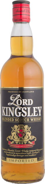 Виски Lord Kingsley 3 года выдержки 0.7 л 40% (3012993042667) – фото ...