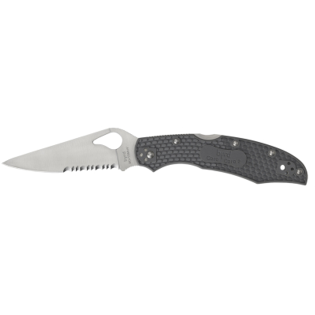 Нож Spyderco Byrd Cara Cara 2 Serrator Grey (BY03PSGY2) - изображение 1