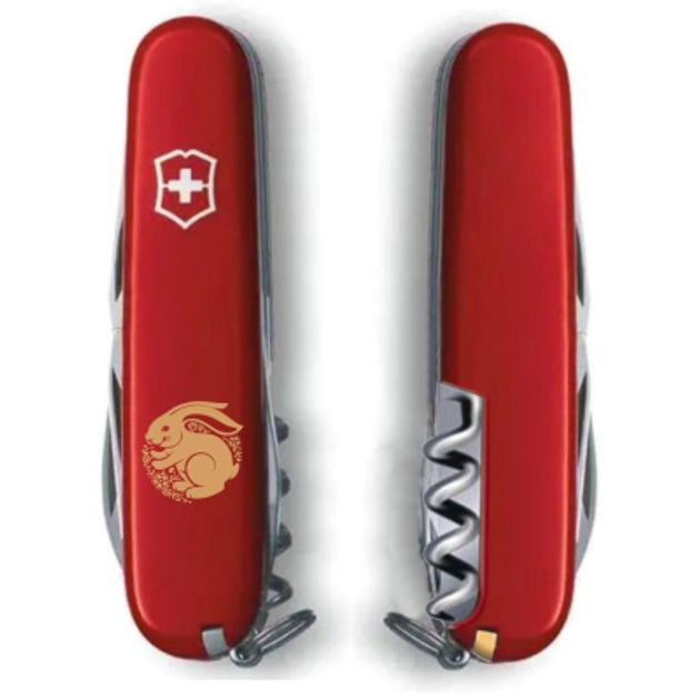 Нож Victorinox Spartan Zodiac Red "Щасливий Кролик" Bronze (1.3603_Z2165u) - изображение 2