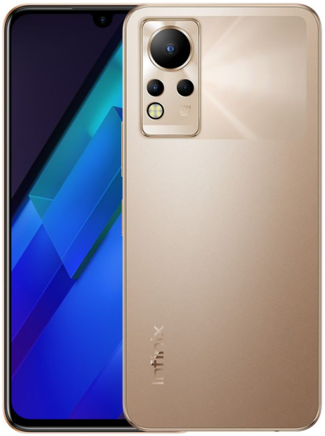 Infinix Note 12 8/128Gb (G88) Sunset Golden Гарантія 1 рік - Фото 1 Infinix Note 12 8/128Gb (G88) Sunset Golden Гарантія 1 рік - зображення 1