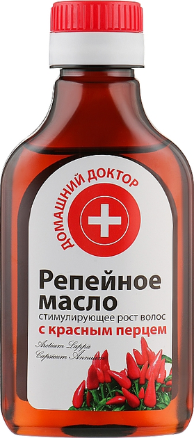 Репейное масло с красным перцем - Домашний Доктор 100ml (61849-29232 ...
