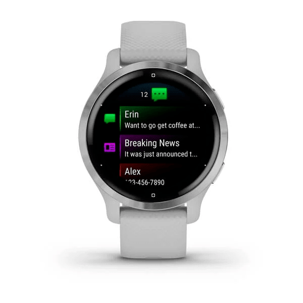 Смарт Годинник Garmin Venu 2S Silver Stainless Steel Bezel with Mist Gray Case and Silicone Band (010-02429-12/02) - Фото 5 Смарт Годинник Garmin Venu 2S Silver Stainless Steel Bezel with Mist Gray Case and Silicone Band (010-02429-12/02) - зображення 5