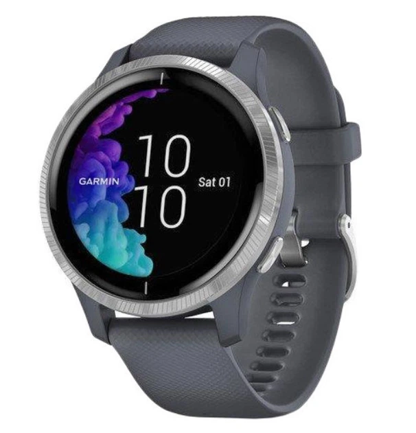 GARMIN Venu シルバー Смарт-годинник Garmin Venu Silver Stainless Steel Bezel w
