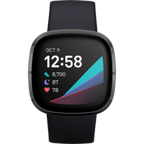 Смарт-годинник Fitbit Sense Carbon/Graphite Stainless Steel (FB512BKBK) - Фото 2 Смарт-годинник Fitbit Sense Carbon/Graphite Stainless Steel (FB512BKBK) - изображение 2