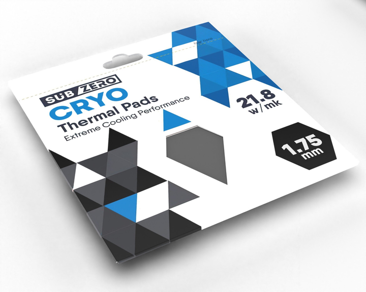 Термопрокладка SubZero CRYO 100x100x1.75 мм SubZero Thermal Pad 21.8 W/mK сіра - изображение 3