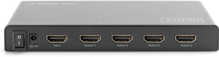 Splitter Digitus HDMI (INX1 - OUTX4), 4K Czarny (DS-45325) - obraz 4