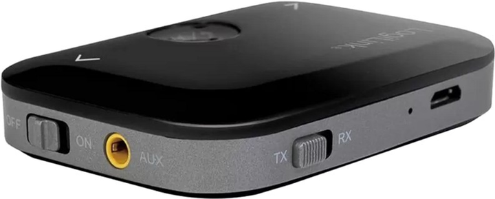 Аудіопередавач та приймач LogiLink BT0050 Bluetooth Audio Adapter із функцією гучномовця (4052792051803) - зображення 3