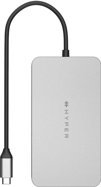 USB-C хаб Hyper Drive Dual 4K HDMI 10-in-1 USB-C Hub For M1/M2 MacBooks Silver (NMP-1690) - зображення 5