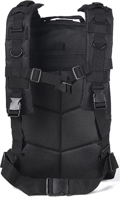 Тактичний багатофункціональний штурмовий рюкзак M07B, міський. Трекінговий рюкзак 45 л. Black - зображення 2