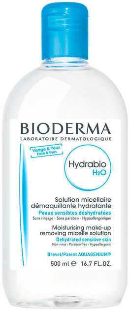 Міцелярна вода Bioderma Hydrabio H2O 500 мл (3401321549020) - зображення 1