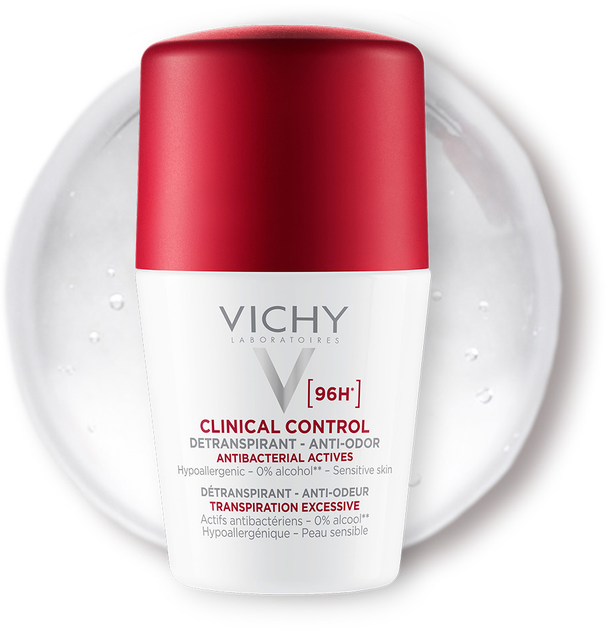 Кульковий антиперспірант Vichy Deo Clinical Control 96 годин захисту 50 мл (3337875804431) - зображення 4