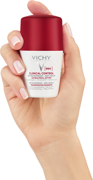Кульковий антиперспірант Vichy Deo Clinical Control 96 годин захисту 50 мл (3337875804431) - зображення 5