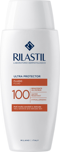 Сонцезахисний флюїд для обличчя та тіла Rilastil Sun System Rilastil Ultra Protector SPF 100+/50+ 75 мл (8050444859520) - зображення 1