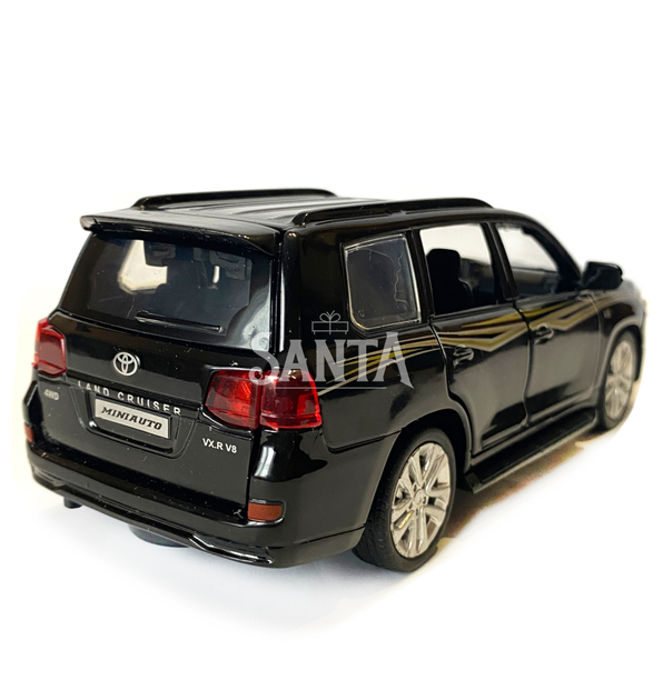 Машинка металлическая детская Toyota Land Cruiser V8 внедорожник, тойота ленд крузер, черный, Автоэксперт, 1:32, звук, свет, инерция, открываются двери багажник капот, 16*6*4см. (LF-68682) - Фото 3 Машинка металлическая детская Toyota Land Cruiser V8 внедорожник, тойота ленд крузер, черный, Автоэксперт, 1:32, звук, свет, инерция, открываются двери багажник капот, 16*6*4см. (LF-68682) - изображение 3