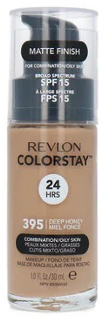 Крем тональний для обличчя Revlon ColorStay для жирної шкіри 395 Deep Honey 30 мл (309970002572) - зображення 1