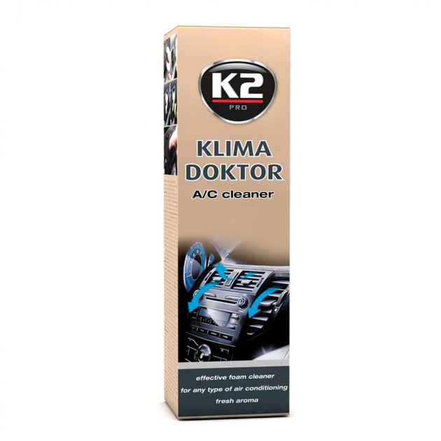 Очиститель системы кондиционирования K2 KLIMA DOCTOR 500 мл (W100) - изображение 4