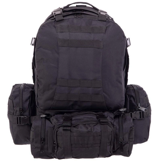 Рюкзак тактический штурмовой рейдовый SP-Sport 5504 объем 30 литров Black - изображение 2