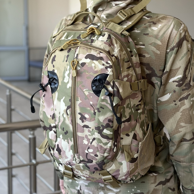 Військовий тактичний штурмовий рюкзак Tactic на 25 л Мультикам (A57-807-multic) - зображення 1