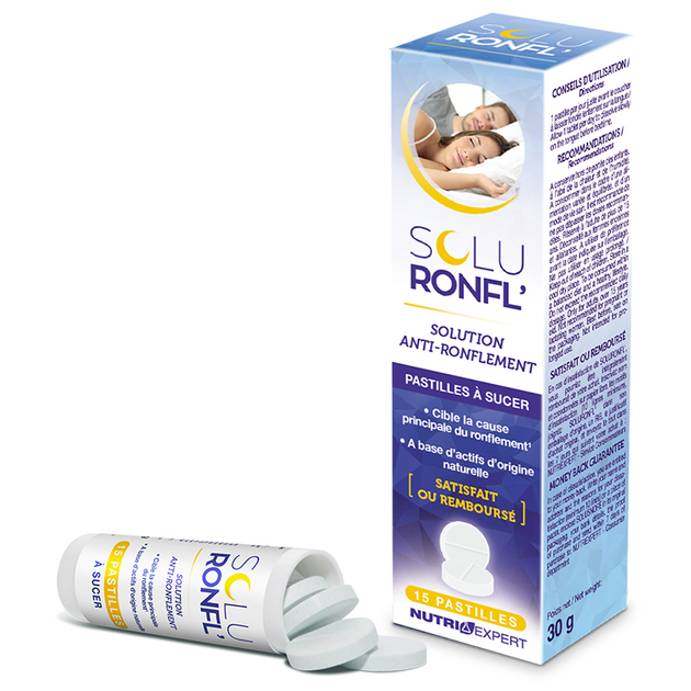Пастилки від хропіння Nutriexpert Солюронфл / SOLURONFL - 15 пастилок для розсмоктування (LIDK30)