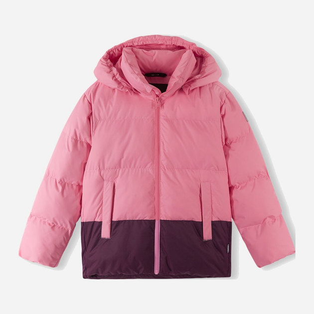 Акция на Дитяча зимова термо куртка для дівчинки Reima Teisko 5100104A-4370 110 см от Rozetka