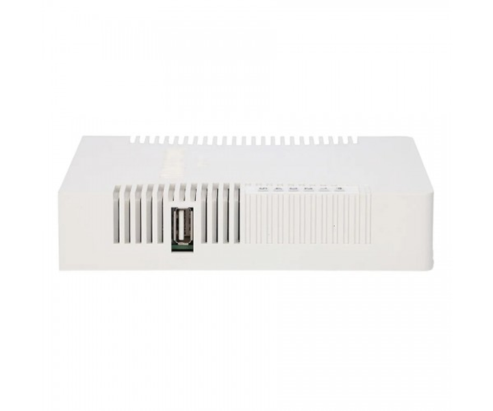 Маршрутизатор Mikrotik RB951G-2HnD, 2.4Ghz AP, 5xGigabit Ethernet, USB, 600MHz CPU, 128MB RAM - зображення 6