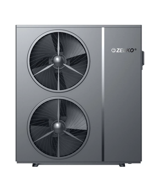 Тепловой насос воздух-вода ZELKO ZE16HCT (16 кВт) до 180 м.кв. бытовой ...
